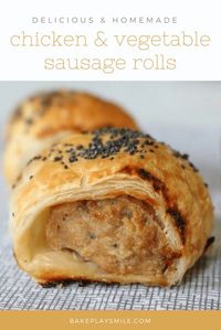 Chicken and Vegetable Sausage Rolls image