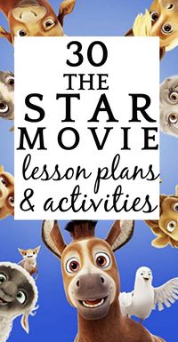 30 The Star Movie Lesson Plans and Activities #movies #Christmas #lessons #teaching #homeschool #homeschooling