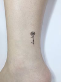 sunflower tattoo