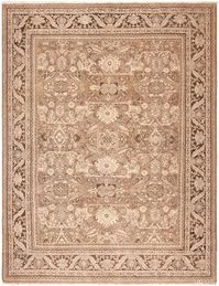 Magnificent Antique Geometric Persian Sultanabad Rug, country of origin: Persia, Circa date: 1900 - Antique Sultanabad rugs have emerged during a period