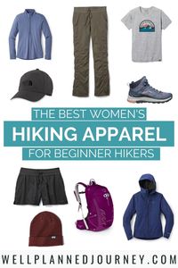 Get all the BEST women's hiking apparel before your next hike. This ULTIMATE guide to women's hiking gear covers everything from hiking pants to hiking boots, and everything in between! Read on for awesome hiking product recommendations and hiking gear perfect for beginners and exclusively for WOMEN! Womens Hiking Outfits | Best Womens Hiking Gear | Hiking Gear for Beginners #womenshikinggear #womenshikingoutfits