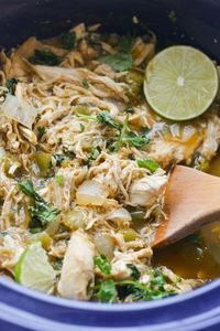 Crockpot Green Chili Chicken