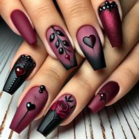 Valentine's Day is the perfect occasion to adorn your nails with designs that radiate love and romance. From elegant hearts and roses to sparkly glitter and shades of pink and red, Valentine nail art lets you showcase your affection in style. Add a little love to your nails and make a statement this Valentine’s Day!  Hashtags: #ValentineNailArt #NailArtLove #RomanticNails #ValentinesDay2025 #HeartNailDesigns #PinkAndRedNails #LoveNails #NailArtInspo #ValentineVibes #USA