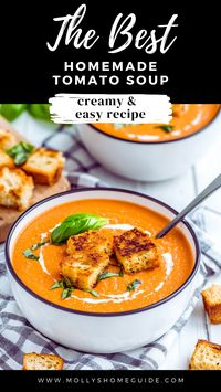 If you need something warm and comforting, my creamy tomato soup with heavy cream is perfect for you. It’s rich, delicious, and so easy to make. Perfect for holidays or a quick lunch.