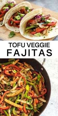 This summer, these vegan tofu veggie tacos, filled with chipotle-marinated tofu, will be a go-to meal. They're perfectly paired with sizzling fajita vegetables for a tempting and flavorful dish.