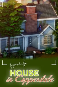 Building a House in Copperdale in sims 4