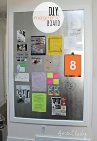 DIY Magnetic Board.