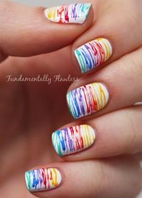 Fundamentally Flawless: Rainbow Sugar Spun Nails