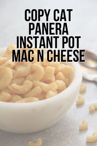 Instant Pot Panera Style Mac n Cheese – Moments With Mandi