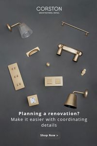 All our products come in coordinating finishes, so that’s one less thing to worry about when you’re renovating. Explore switches, sockets, hardware and lighting in Antique Brass, Bronze and Polished Nickel online. • Made from solid brass • Choice of timeless finishes • Sample finishes available