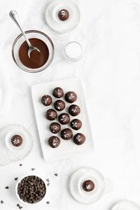 Healthy Chocolate Chip Cookie Dough Truffles | Amy's Healthy Baking