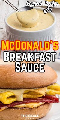 A Copycat McDonalds Breakfast Sauce recipe that is an excellent replica. Easy ingredients you have in your home already. Mcdonalds Breakfast Sauce may not be sold in the restaurants any more, but you can make it at home.