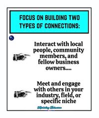 Build your connections, even when you're out of the office, on weekends, by not just "attending" #community events, but being part of them. #interaction #Networking 