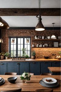 Elevate your cottage kitchen's style with these one-of-a-kind wall treatments that go beyond the typical shiplap.