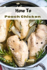 poached chicken breast