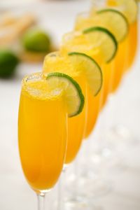 Mango-Orange Bellini Beverage Recipe