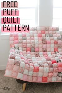 Puff Quilt Tutorial Charm Pack Friendly