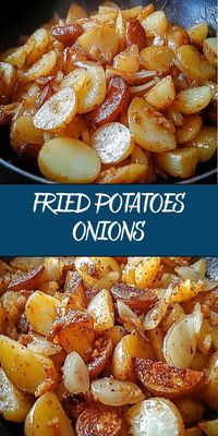 This simple and delicious dish features crispy fried potatoes and caramelized onions. Perfect as a hearty side dish, breakfast hash, or quick comfort food, it’s a classic recipe that never goes out of style.