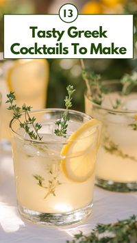 Enjoy a taste of the Mediterranean with these delicious Greek cocktails. Whether you're planning a summer party or a casual evening, these easy-to-make drinks bring bold flavors inspired by Greece. From refreshing ouzo cocktails to classic Greek wine mixes, find the perfect recipe to elevate your next gathering. Try these tasty Greek cocktails today and impress your guests with authentic, flavorful beverages. Explore the best Greek cocktail recipes for any occasion now!