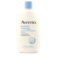 Aveeno Eczema Therapy Daily Moisturizing Body Cream for Sensitive Skin, Soothing Eczema Relief Cream, Colloidal Oatmeal & Ceramide for Dry & Itchy Skin, Steroid- & Fragrance-Free, 12 oz Visit the Aveeno Store 4.7 4.7 out of 5 stars 12,492 ratings | Search this page List Price: $26.58$26.58 Details Price: $19.97$19.97 ($1.66$1.66 / Fl Oz) One-Day FREE Returns