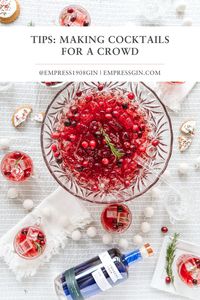 It’s about that time of year again! Whether you’re prepping for Thanksgiving or getting a jump on planning for the holidays, you’re going to want a show-stopping cocktail to wow your guests ✨ Take it easy on yourself this year and follow these tips to make hosting a breeze.