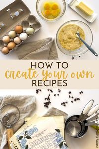 Learning how to create your own recipes is much easier than I thought!! You can create your own recipe from scratch with this easy guide, and learn how to make a recipe book! #howtocreateyourownrecipesbaking #howtocreatearecipe #howtomakearecipe