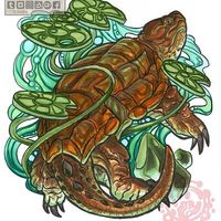 Snapping Turtle Tattoo Commission