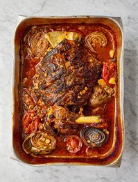 Jamie Oliver's Gnarly Madras Lamb Traybake