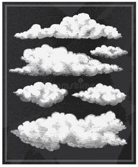 Chalkboard Vintage Clouds Background Stock Vector - Illustration of background, cloud: 36814080