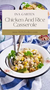 Warm your soul with this comforting Chicken and Rice Casserole recipe by Ina Garten, the beloved Barefoot Contessa. 🍗🍚😋 Indulge in tender chicken, fluffy rice, and a medley of vegetables, all baked to perfection in a creamy sauce. This classic casserole is the ultimate comfort food that will satisfy your cravings and bring joy to your dinner table! 🍽️🌟