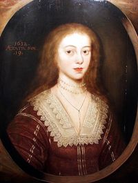 1632 Catherine Manners, Baroness de Ros of Helmsley, Countess of Buckingham at age of 19 by ? (Storm Galleries)