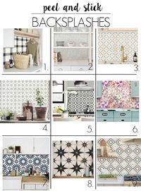 DIY peel and stick tile backsplash. Are you looking for a quick fix for your kitchen or bathroom back splashes? I share how to install these tiles