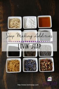 Free!! Soapmaking Additives Chart at Lovin' Soap.   Additives in Soap | Adding herbs to soap | Exfoliating Soap | Additves for soapmaking | honey in soap | milk in soap