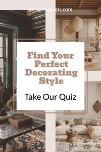 Your home should be a reflection of you. Are you all about clean, minimalist lines or more into the vibrant joy of dopamine decor? Find out with our decorating styles quiz. It's quick, insightful, and will help you understand what type of decor makes your home feel just right. Start designing a space that’s uniquely yours today!