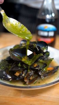 Patrick Kong on Instagram: "CHINSU FISH SAUCE MUSSELS

Recipe:

MUSSELS
1 lb mussels
2 stalks lemongrass (bottom 2 inches only), minced
1 shallot, finely diced
2 cloves garlic, minced
½ inch ginger, minced
1-4 Birds eye chillies, thinly sliced
2 tbsp butter
¼ cup sake
3 tbsp @chinsu_fishsauce 
1 tbsp cilantro, chopped
1 tbsp basil, chopped

CILANTRO SAUCE
1 bunch cilantro
100 mL fish sauce
3 cloves garlic
60 mL lime juice
60 g sugar
30 g water
Lime zest
80 g neutral oil

Scrub and debeard the mussels, discarding any dead ones.
In a pot over medium heat, melt butter and sweat lemongrass, shallots, garlic, and ginger until fragrant, about 2 minutes.
Add sake and chinsu fish sauce. Bring to a boil.
Add the mussels and cover the pot. Steam for 6-8 minutes until the mussels have opened up.
Fini