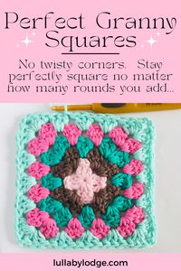 Discover the secret to perfect granny squares with this beginner-friendly pattern. Easy to follow, with tips to keep your squares from twisting at the corners, no matter how many rounds you crochet!