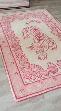 Prowess in Pink Garden Hand-Tufted Rug | MAIA HOMES