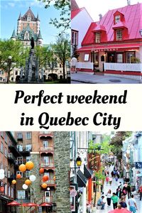 If you are looking for a quick, weekend getaway, that will satisfy your craving for Europe, head to Quebec City in Canada. Here are some of the best things to do in Quebec City in 2 days, along with tips for visiting. #quebeccity #canada