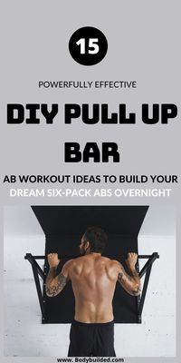 Looking for some best DIY pull up bar ab workout/exercises ideas to get those perfect ripped V cut abs fast? No worries! Just click this pin link and you would find all sorts of pull up ab bar ideas for workouts like wall mounted pull up bar, Doorway pull up bar, etc, and whether you are aiming for pull up bar ab workout leg raises, pull up bar workout videos or you want lower ab workout pull up bar workouts, especially suited for six-pack building for boys to increase their abs motivation.