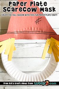 Paper Plate Scarecrow Craft | Woo! Jr. Kids Activities