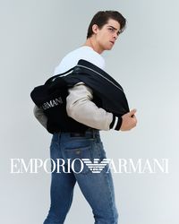 90’s vibes. Discover the Emporio Armani Denim Collection at the link in bio.