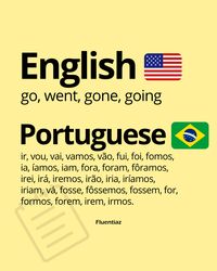 Don't let Portuguese verbs intimidate you! 🤯  Learning a new language is a rewarding journey that opens up countless opportunities.   With a little practice, you'll be speaking Portuguese like a native in no time.  Ready to unlock a new world of possibilities?  Follow us to learn more tips and tricks for mastering Portuguese.   Your fluency journey starts with Fluentiaz!  #Fluentiaz 🌎