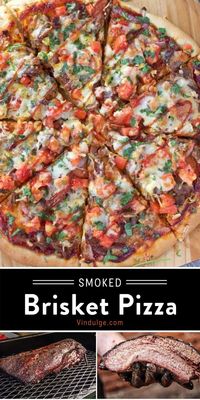 Brisket Pizza takes leftover brisket and gives it a fresh makeover! This is another fantastic use for leftover Beef Brisket.