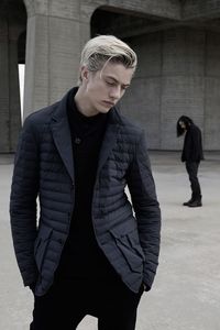 Lucky Blue for Armani Exchange Winter 2014 Capsule Collection