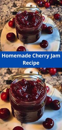 Craving a new cherry dessert? Try this Homemade Cherry Jam Recipe. A delightful addition to your dessert recipes, perfect for those who love cherry flavors.