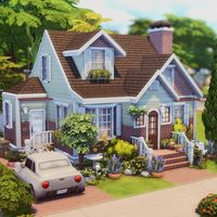 Amie🌼 on Instagram: “I'm finally able to do builds again! Here is the exterior a small and versatile base game home for a couple or even a small family! 😊(Post…”