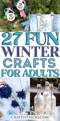 These easy winter craft ideas are perfect for relaxing and unwinding during the chilly months. Whether you're into handmade winter decorations or simply looking for a fun way to spend the day, these craft ideas will help you tap into your artistic side.