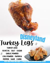 Bring Disney Home with these Juicy, Smokey Oven Roasted Turkey Legs