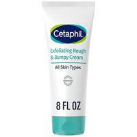 CETAPHIL Exfoliating Rough & Bumpy Cream, Lightweight Cream for All Skin Types, 8 oz Tube, 20% Urea, Gently Exfoliates, Refines Skin Texture, Dermatologist Recommended Brand
Visit the Cetaphil Store
4.4 4.4 out of 5 stars    62 ratings | Search this page
2K+ bought in past month
$14.97$14.97 $1.87 per Fl Oz($1.87$1.87 / Fl Oz)
Same-Day
FREE Returns