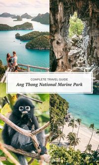 Ang Thong National Marine Park: Complete Travel Guide + How to stay overnight on Koh Wua Talap and experience the viewpoint of viewpoints at sunrise or sunset.  #thailand #asia #travel